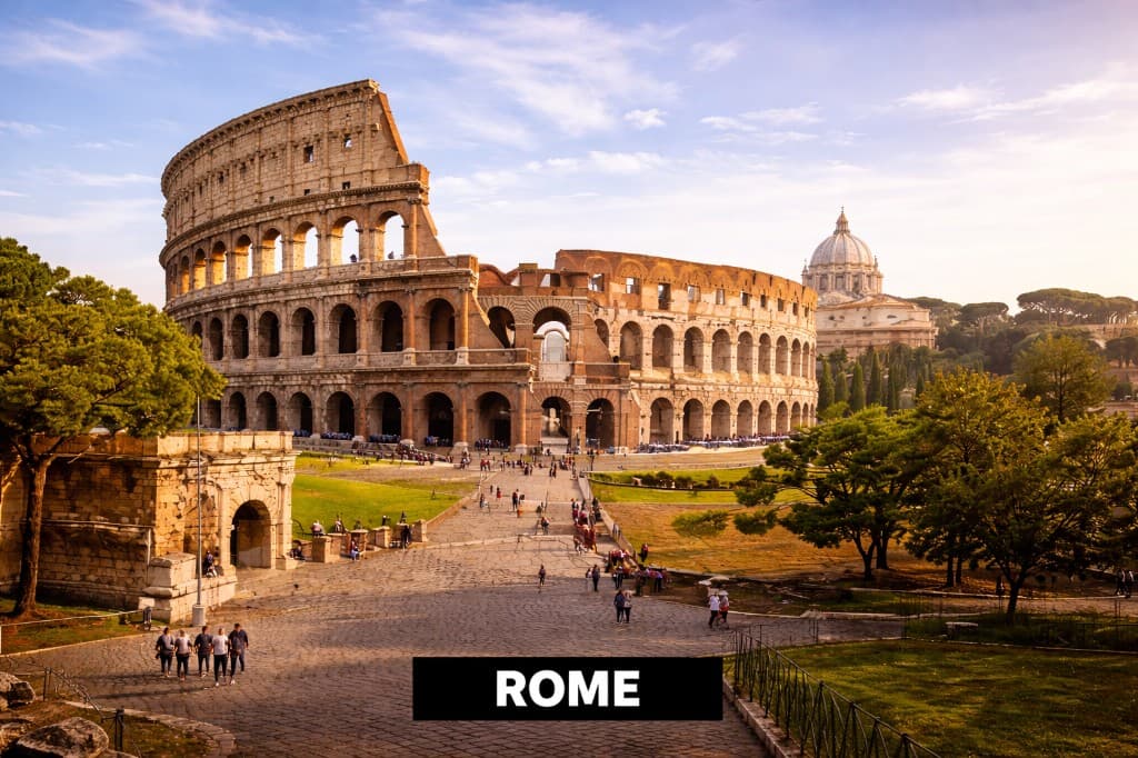 Rome, Italy travel destination - Ancient ruins, Renaissance art, trattorias, and neighborhood strolls that never get old.