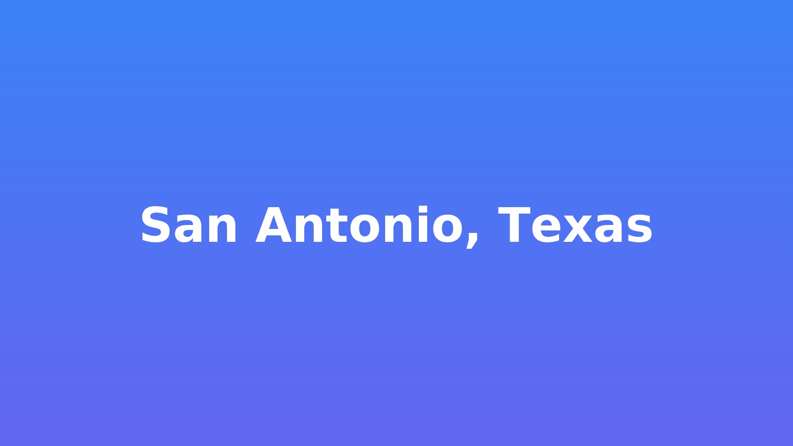 San Antonio, Texas